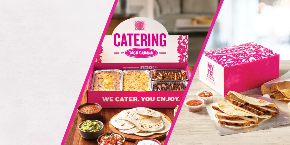 Catering scrolling banner desktop.