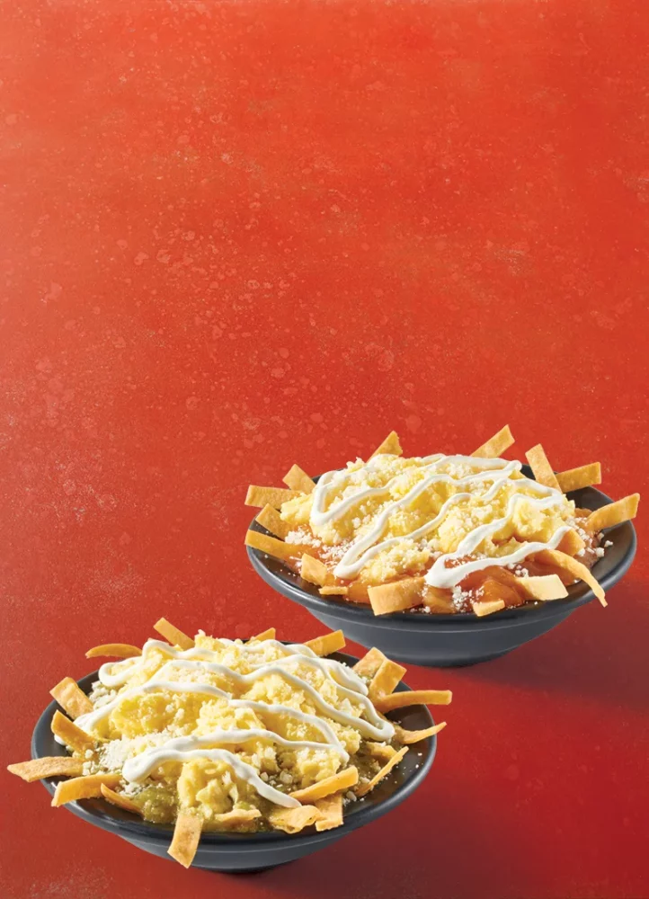 Taco Cabana Chilaquiles mobile banner