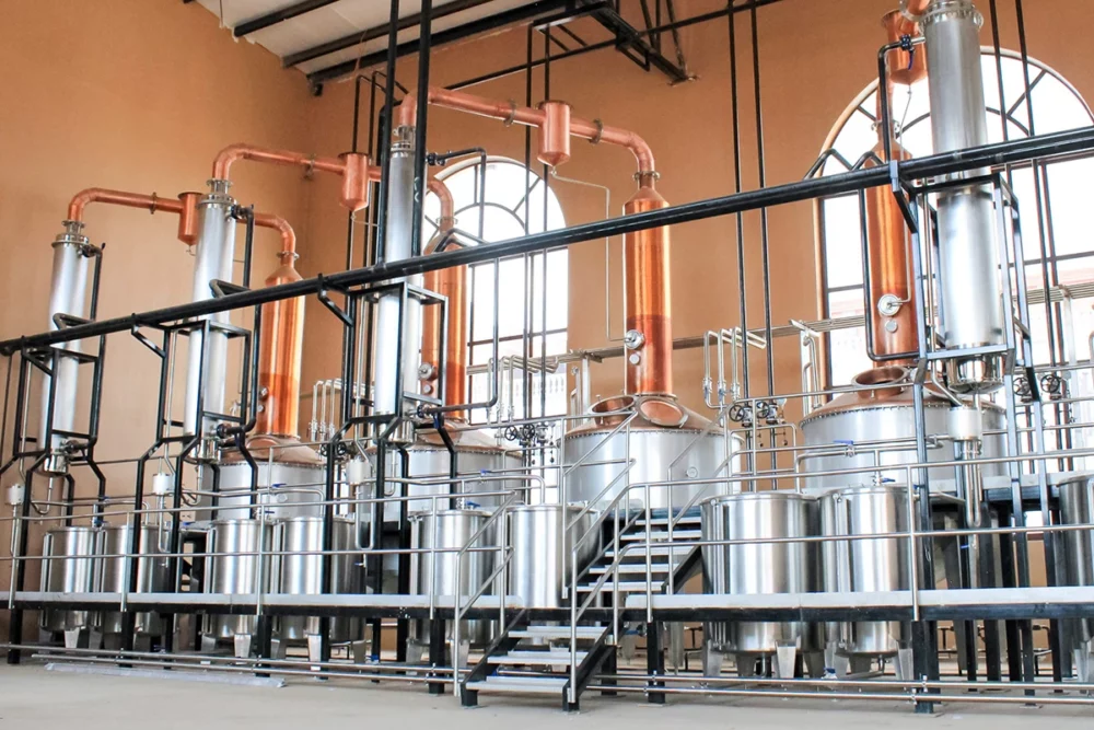 Distillery equipment.